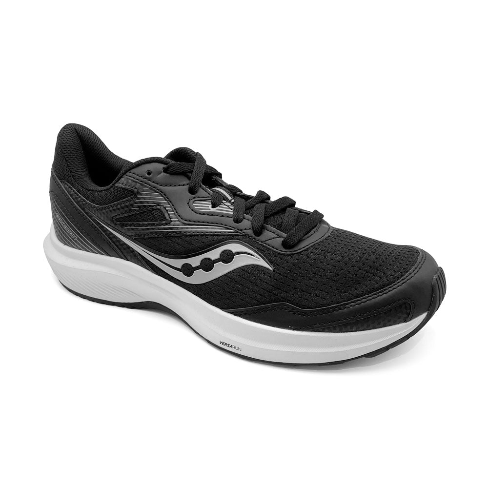 Saucony Men's Cohesion 16 Black/White  Natural Fit Footwear