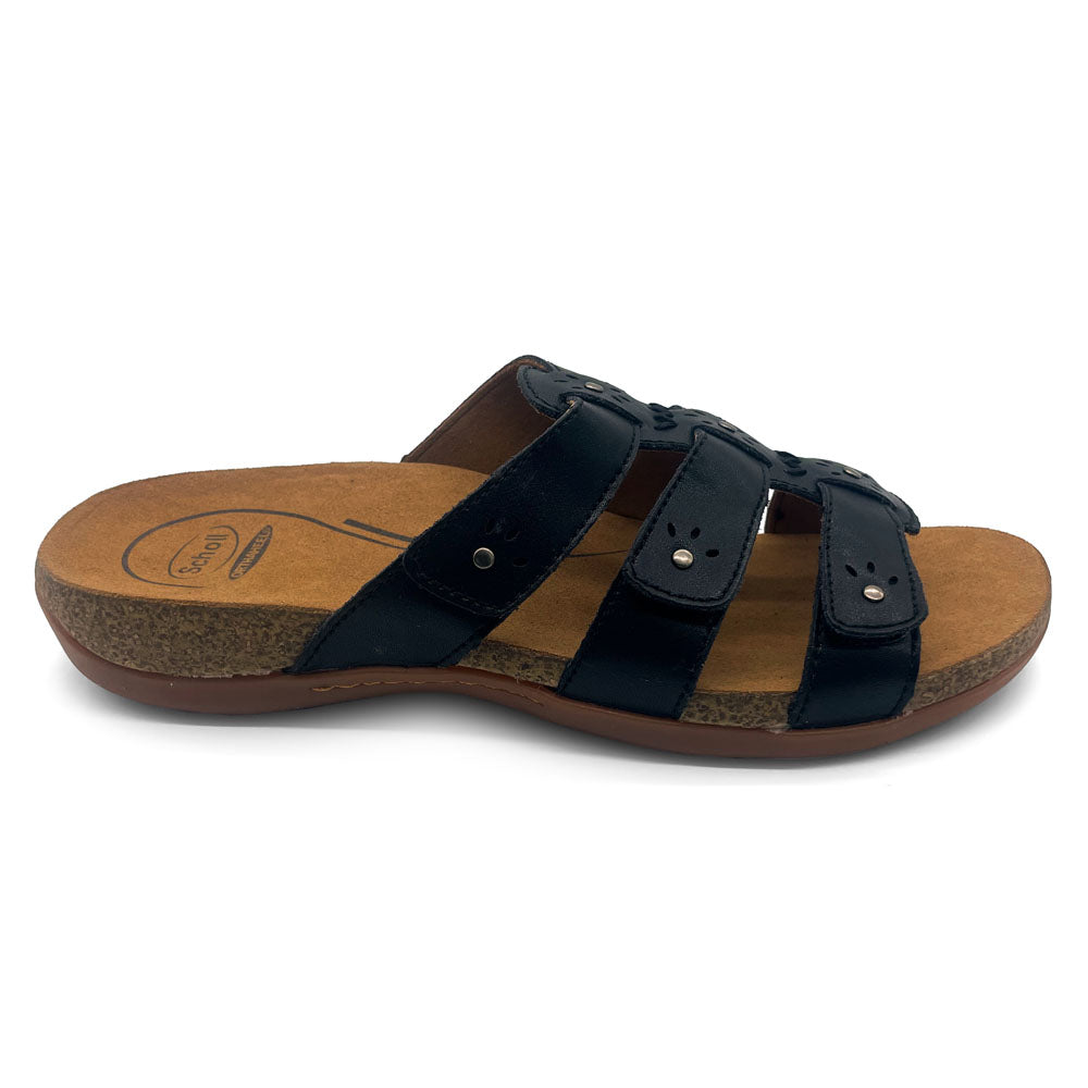 Scholl Orthaheel Women's Andrea Black Natural Fit Footwear