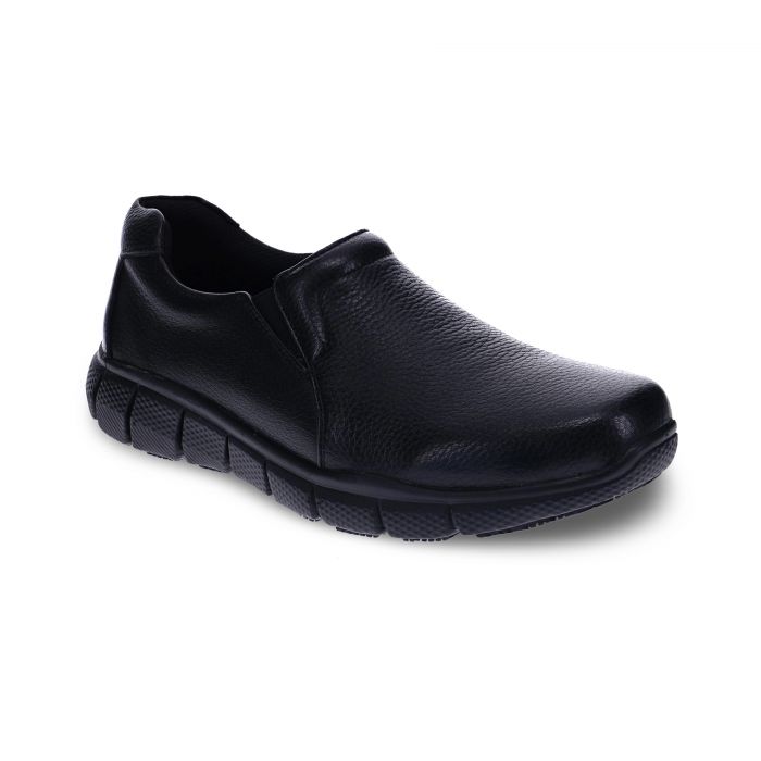 Scholl Orthaheel Men's John Slip-On Black Natural Fit Footwear