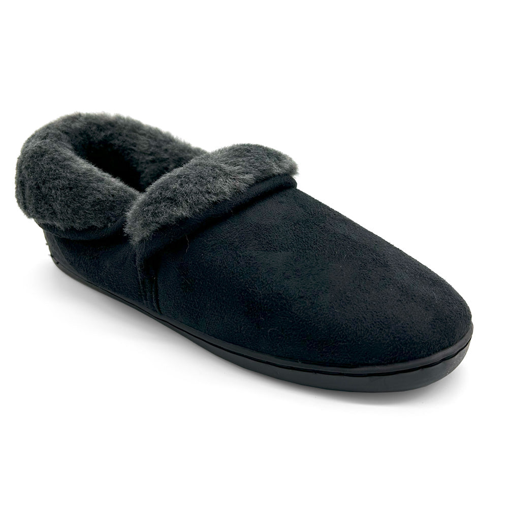 Scholl Orthaheel Women's Snuggle II Slipper Black