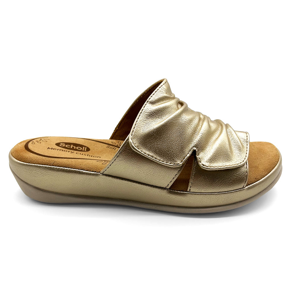 Scholl Orthaheel Women's Cora Gold Natural Fit Footwear