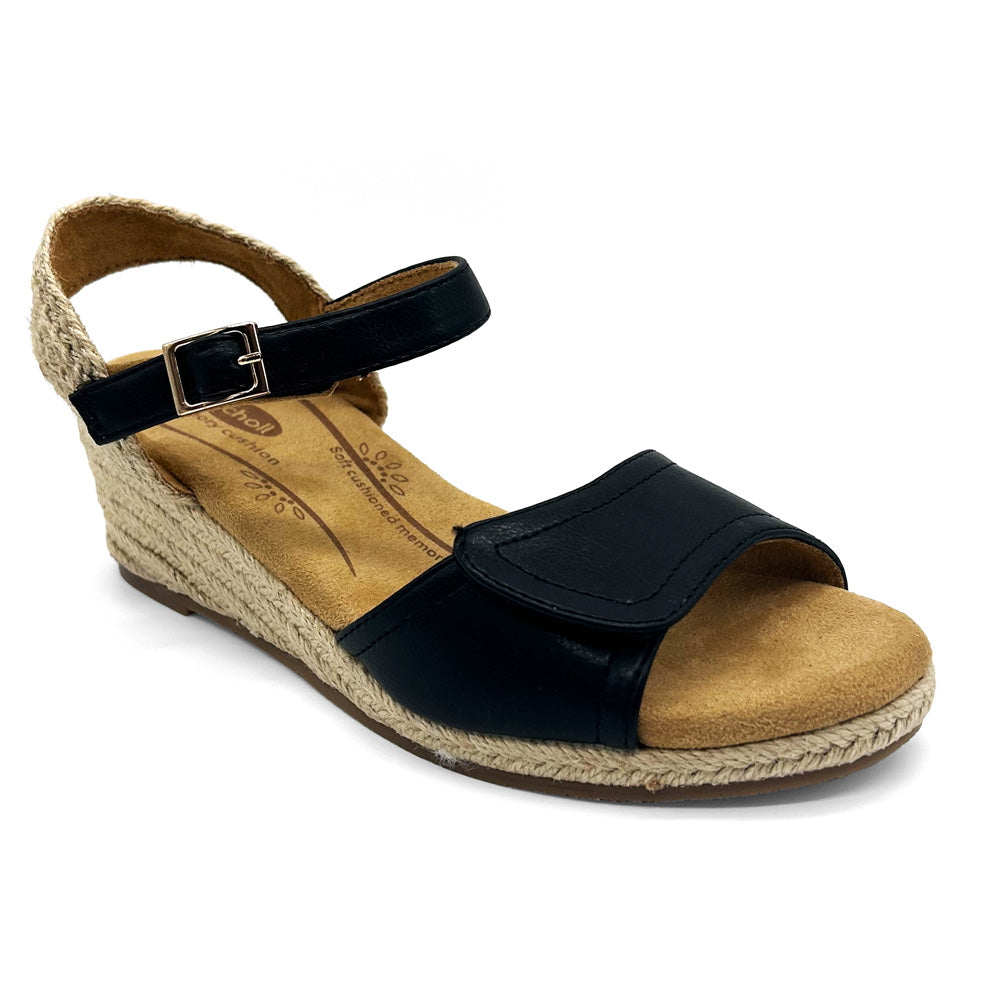 Scholl Orthaheel Women's Melissa Black