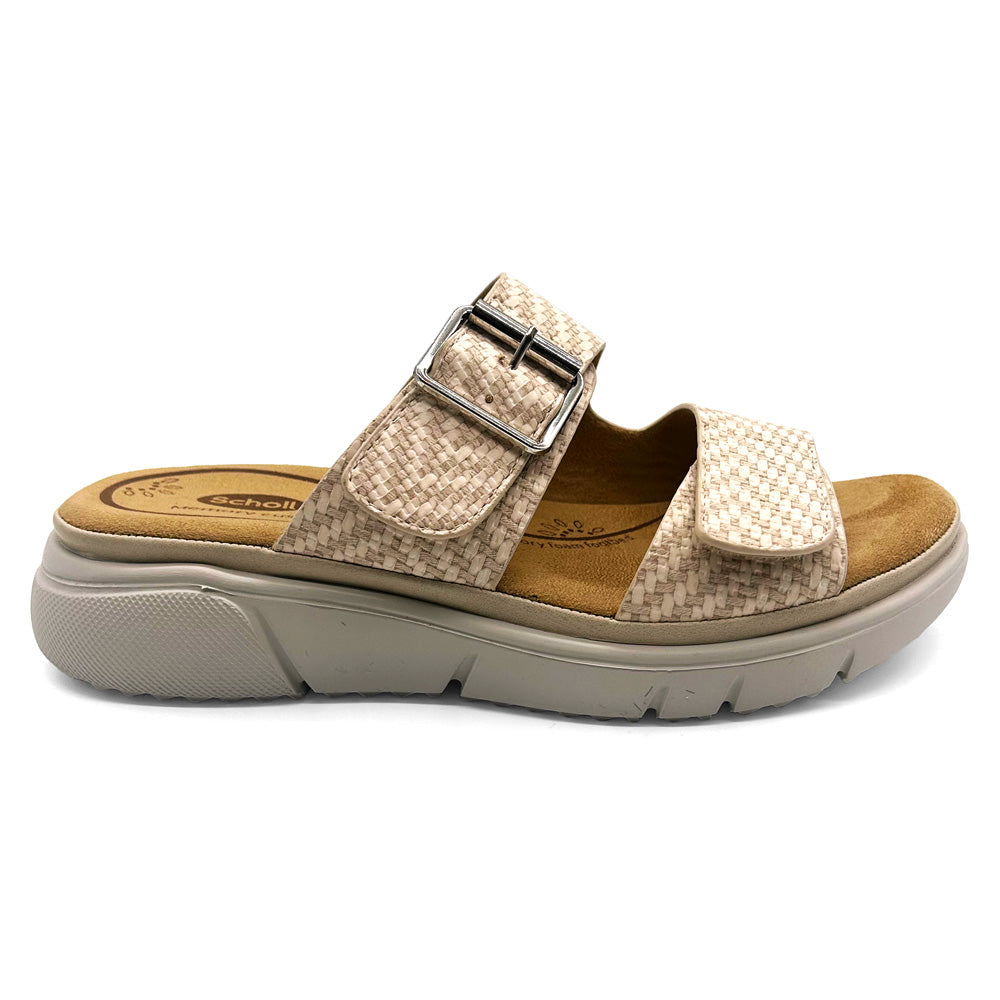 Scholl Orthaheel Women's Rage Beige Raffia