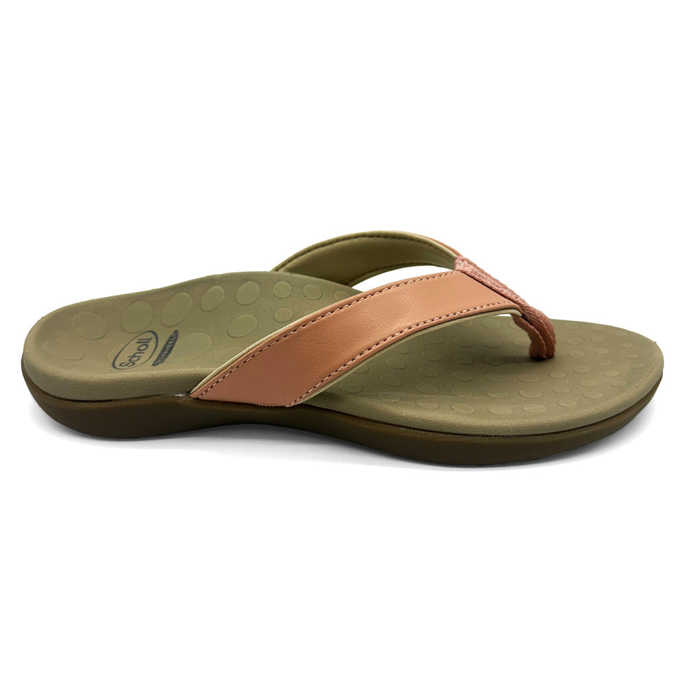 Scholl Orthaheel Women's Sonoma II Smooth Apricot