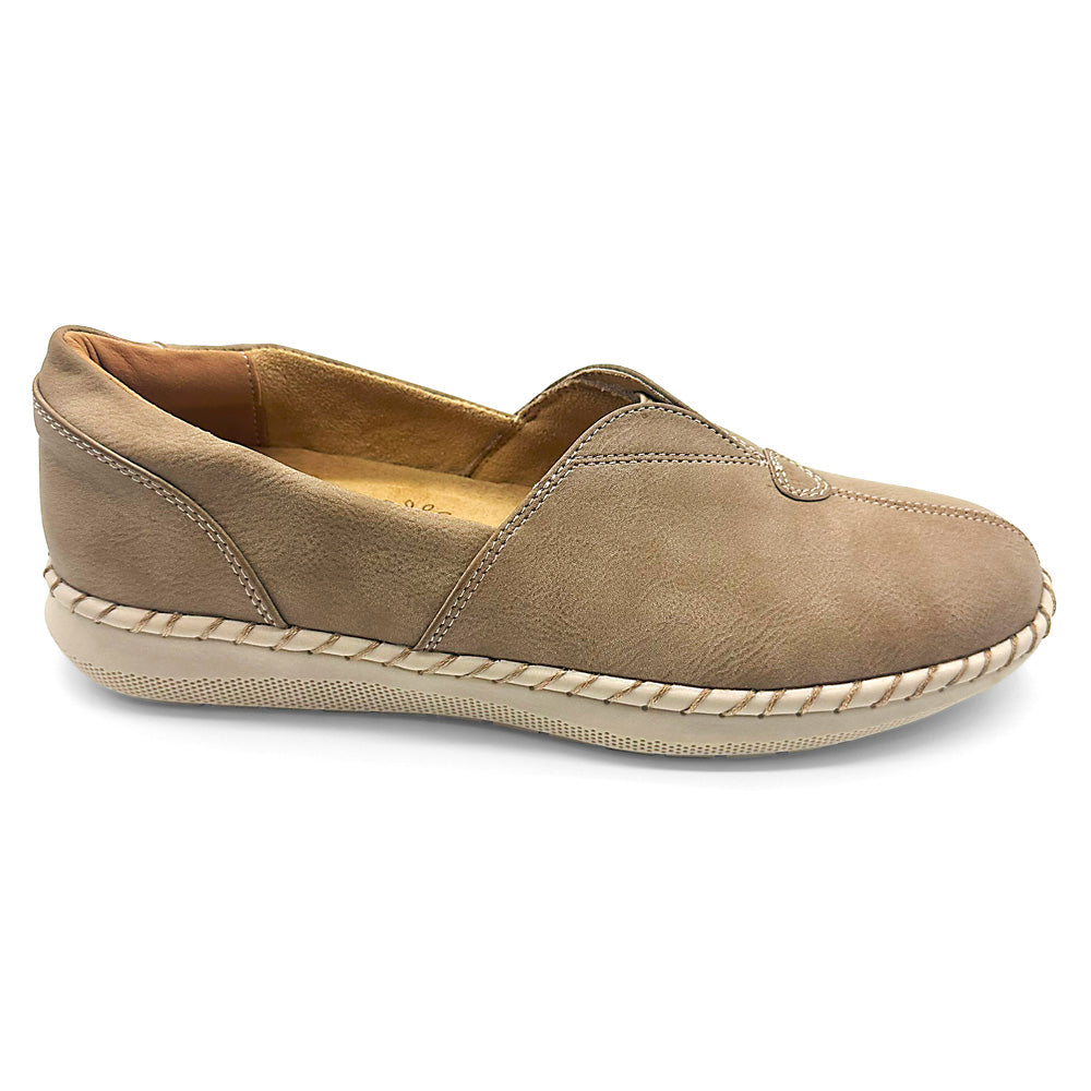 Scholl Orthaheel Women's Wink Taupe Natural Fit Footwear