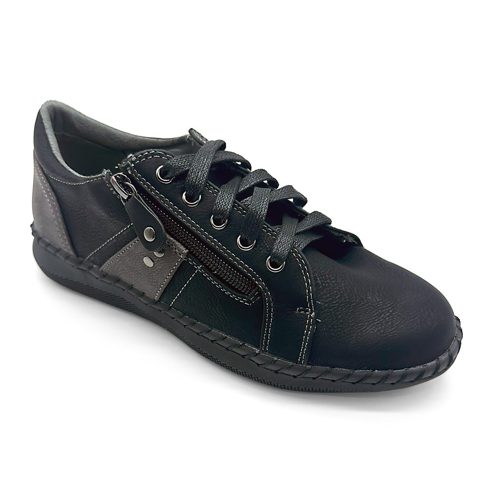 Scholl Orthaheel Women's Wren Black Natural Fit Footwear