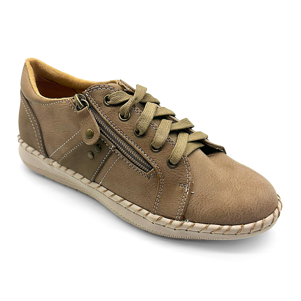 Scholl Orthaheel Women's Wren Taupe Natural Fit Footwear