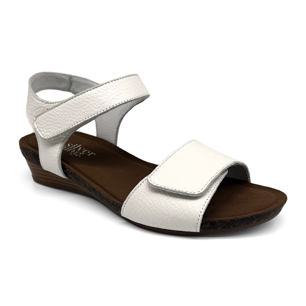 Silver Lining Women's Happiness White Pebble