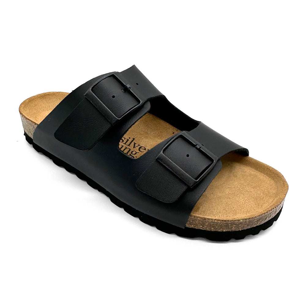 Silver Lining Women's Hawaii II Black  Natural Fit Footwear