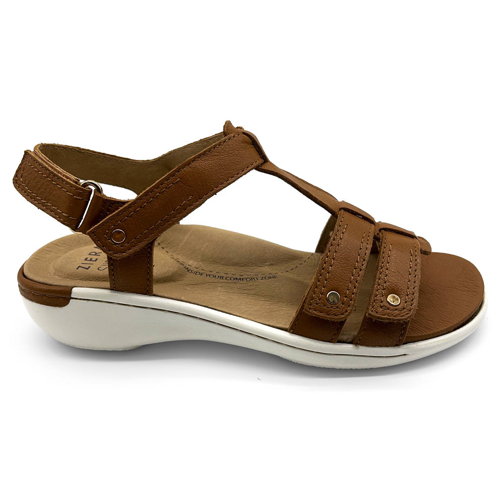 Ziera Women's Baila W-ZR Dark Tan  Natural Fit Footwear