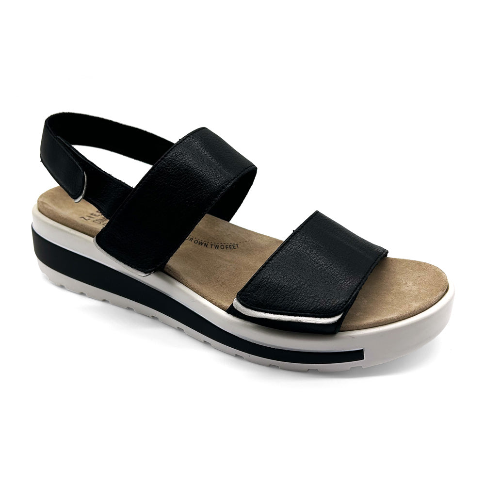 Ziera Women's Garlin W-ZR Black/White Natural Fit Footwear