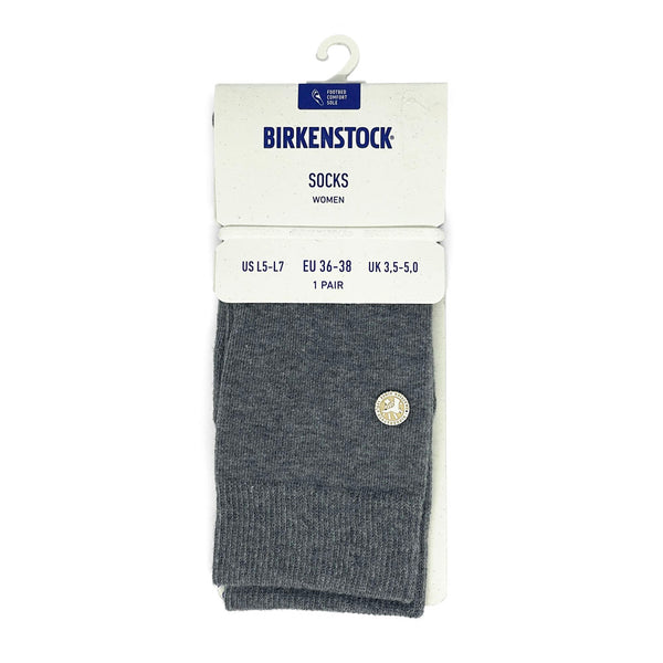 Birkenstock Cotton Sole Socks Grey