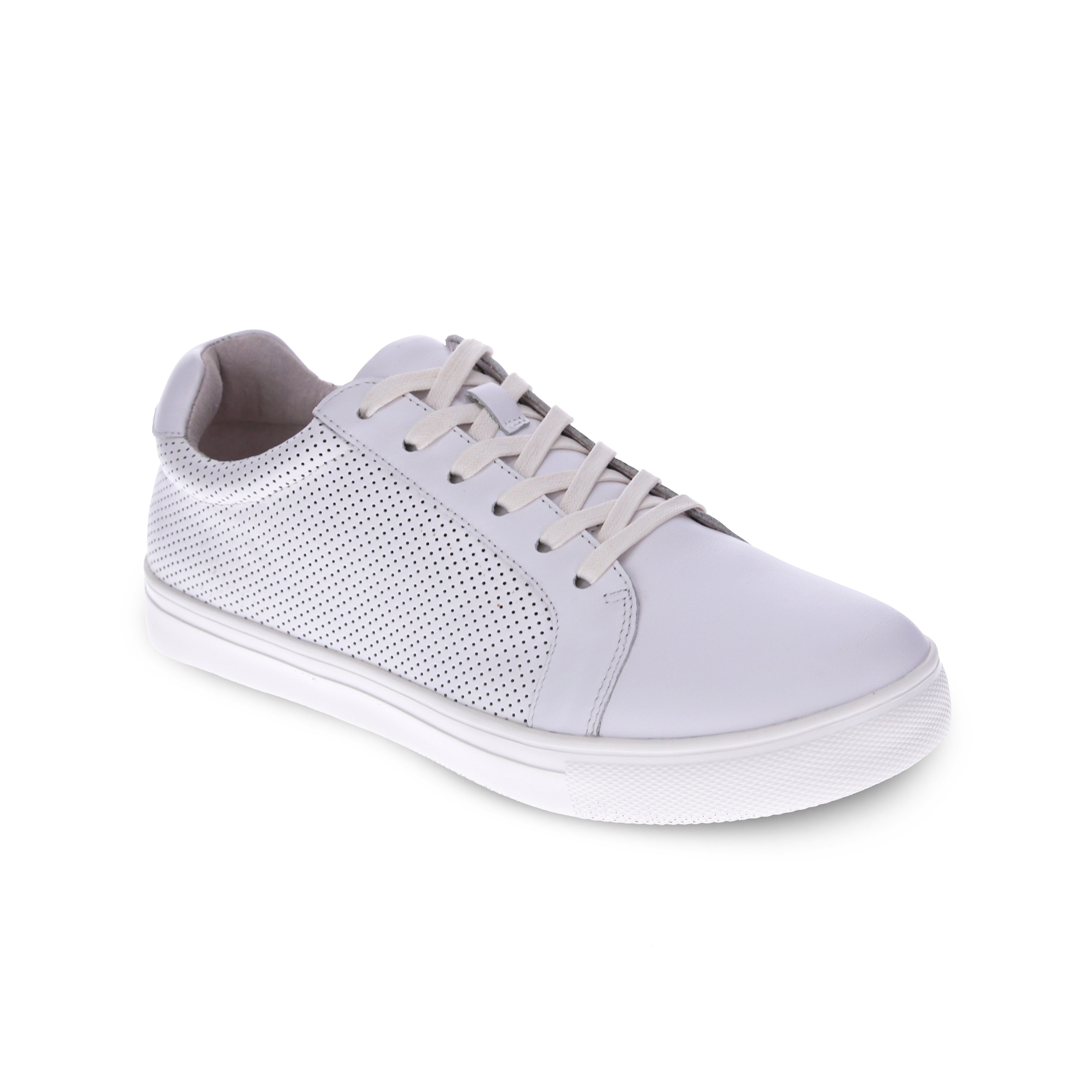 Klouds Women's Cadence White Punched Natural Fit Footwear