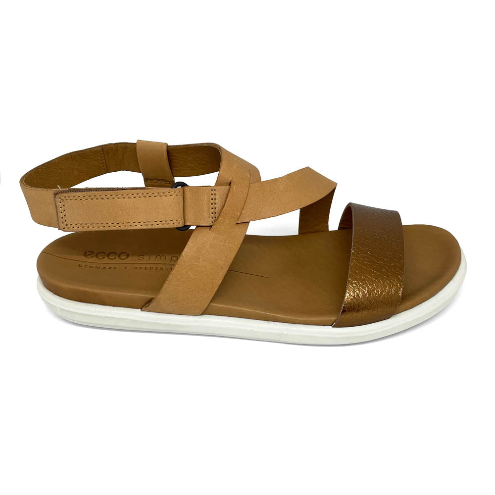 ECCO Women's Simpil Sandal Bronze Lion