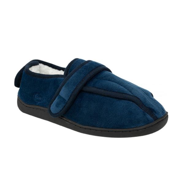 Scholl Orthaheel Women's Easyfit Slipper Navy  Natural Fit Footwear
