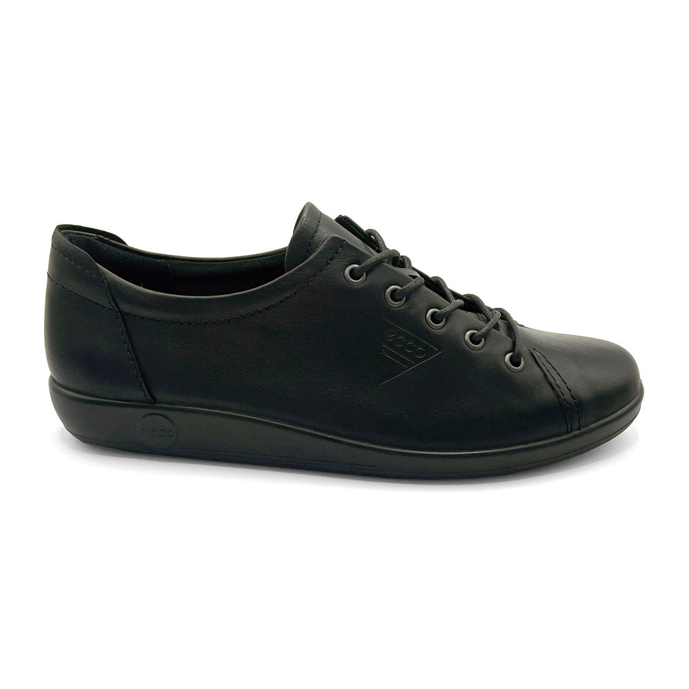 ECCO Women's Soft 2.0 Black/Black Natural Fit Footwear