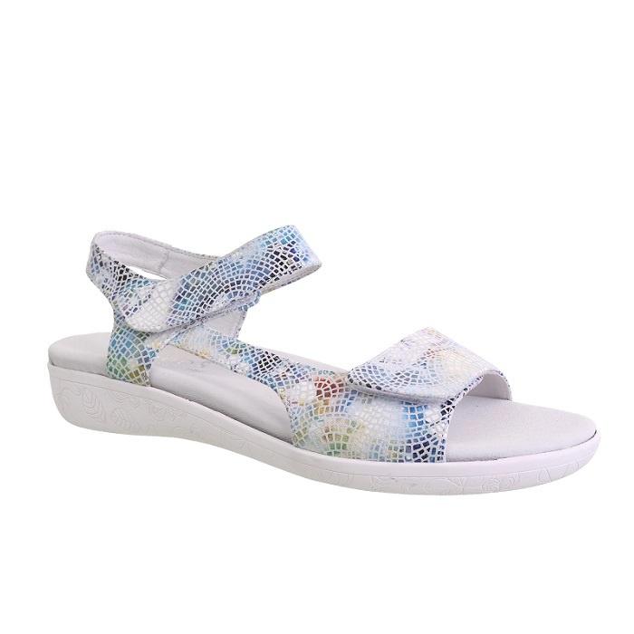 Klouds Women's Lula Blue Multi  Natural Fit Footwear