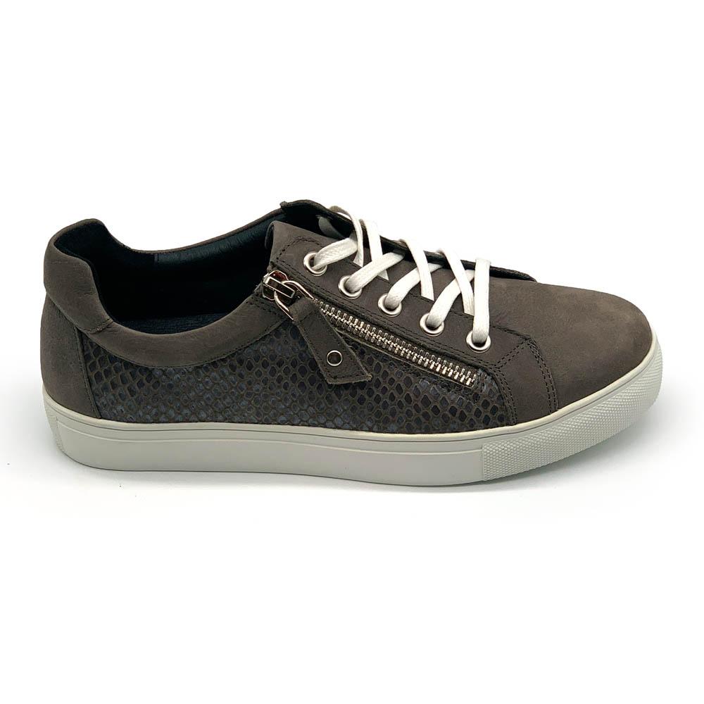Klouds Women's Cara Dark Taupe Combo  Natural Fit Footwear