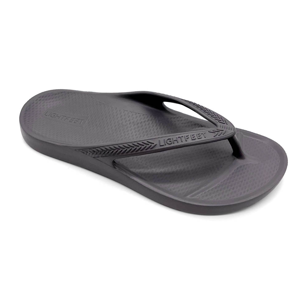 Lightfeet Revive Arch Support Thong Coastal Grey  Natural Fit Footwear