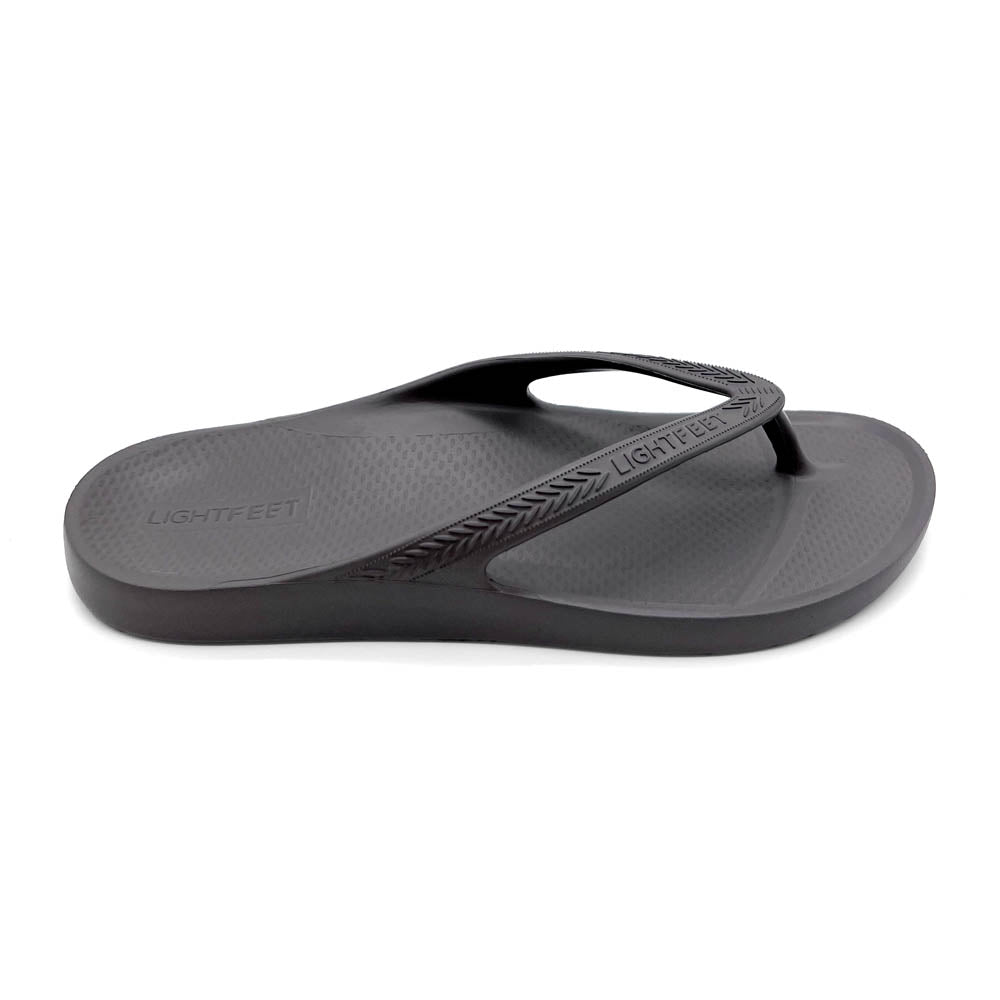 Lightfeet Revive Arch Support Thong Coastal Grey  Natural Fit Footwear