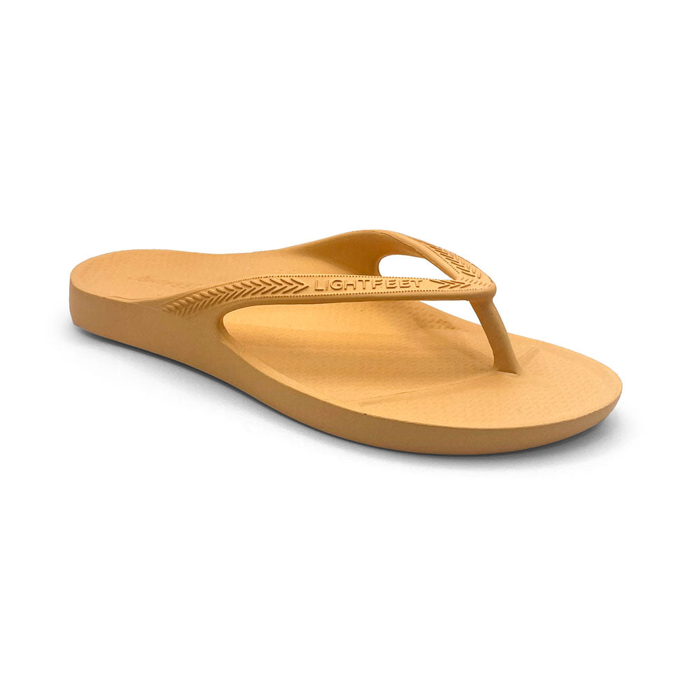 Lightfeet Revive Arch Support Thong Peach  Natural Fit Footwear