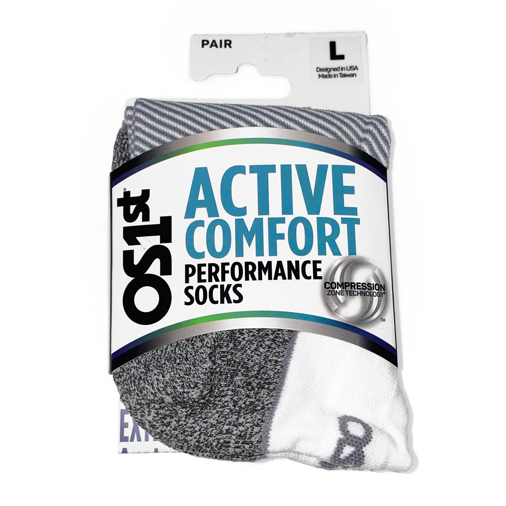 OS1 AC4 Active Comfort Sock White  Natural Fit Footwear