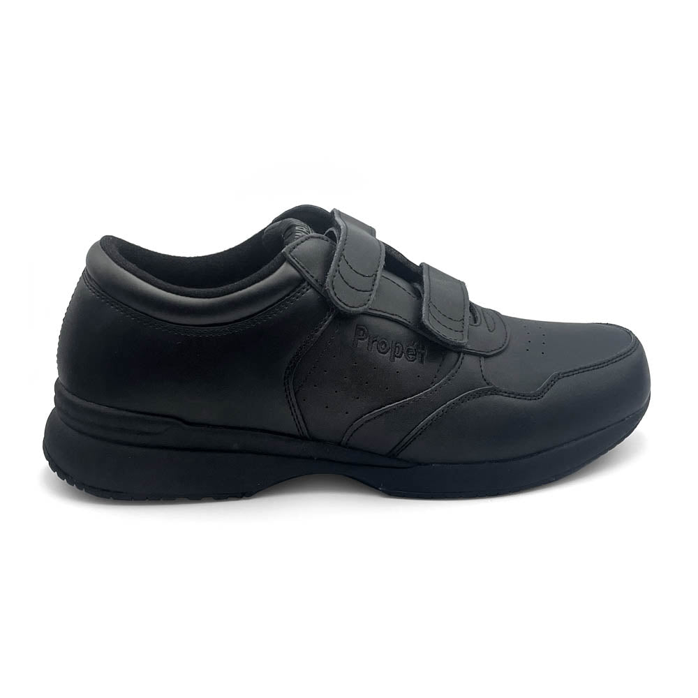 Propet Men's Life Walker Strap Black M3705  Natural Fit Footwear