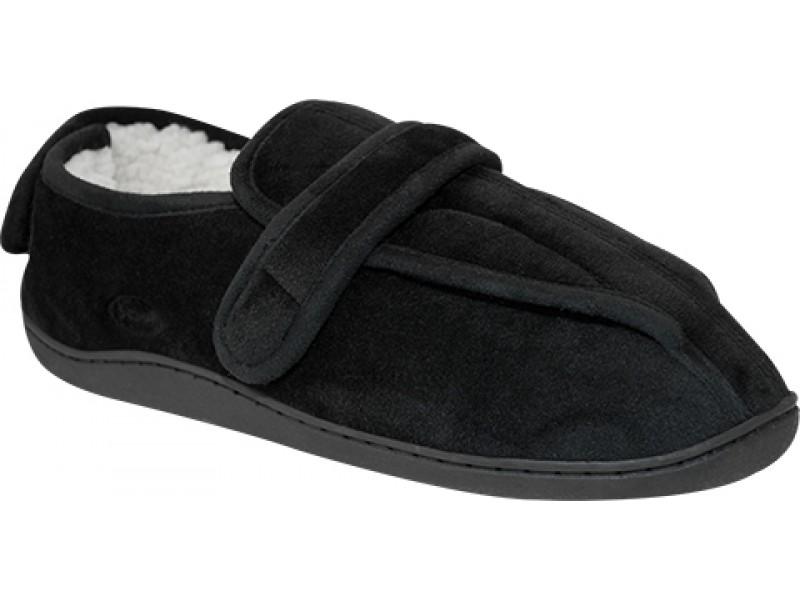 Scholl Orthaheel Men's Easyfit Slipper Black  Natural Fit Footwear