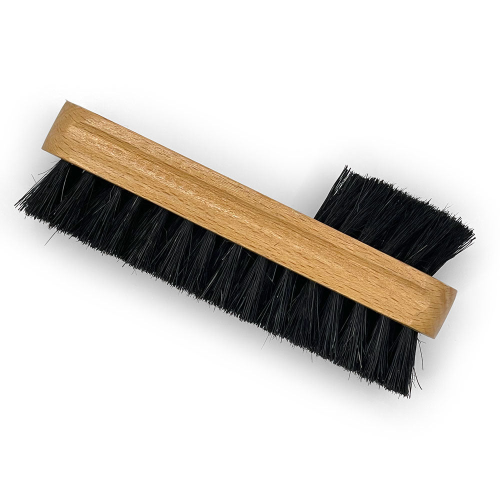 Shoe Doctor Shoe Brush Twin Tuffted Black Natural Fit Footwear