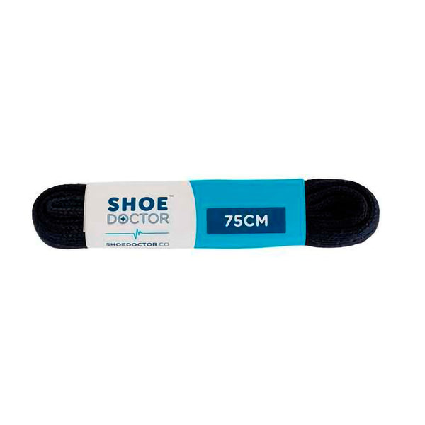 Shoe Doctor Shoe Lace Fine Flat 75cm Black