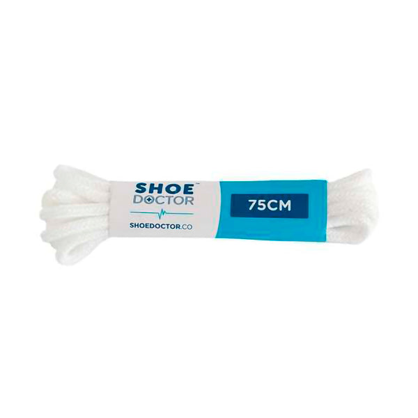Shoe Doctor Shoe Lace Fine Round 75cm White