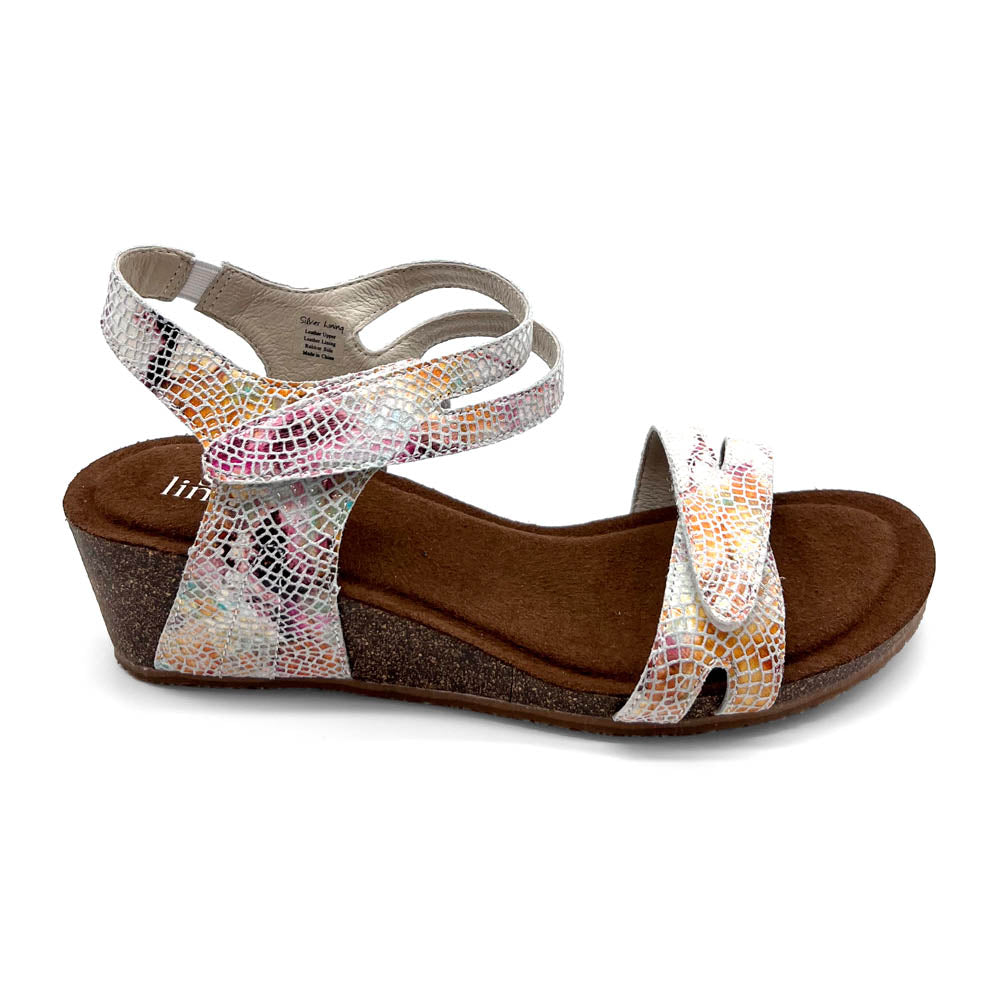 Silver Lining Women's Kimberley Print Mosaic  Natural Fit Footwear