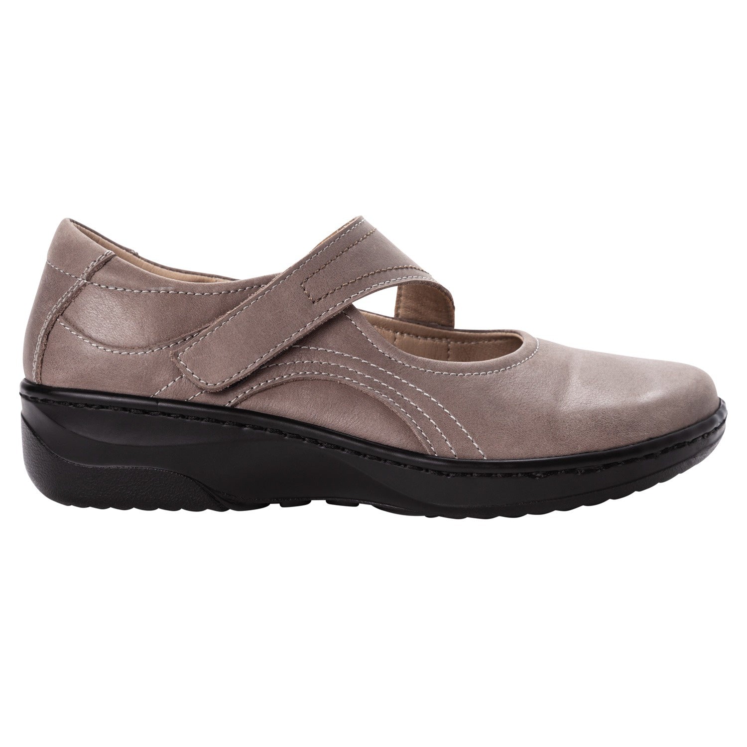 Propet Women's Golda Medium WCA053 Grey Natural Fit Footwear