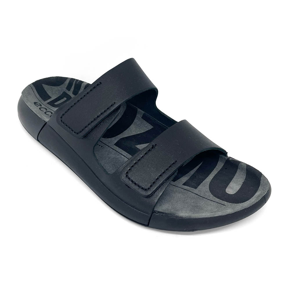 ECCO Women's 2NC Cozmo Slide Black Natural Fit Footwear