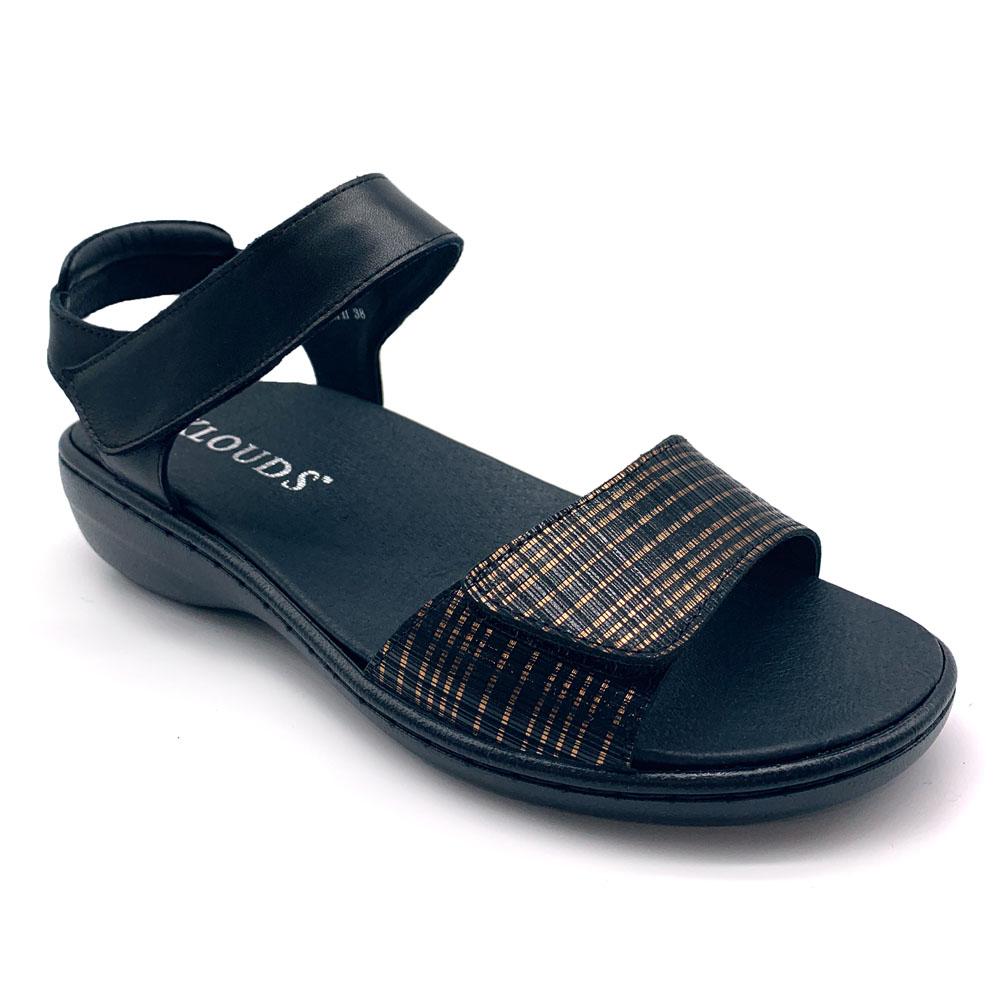 Klouds Women's Ariel 2 Black  Natural Fit Footwear