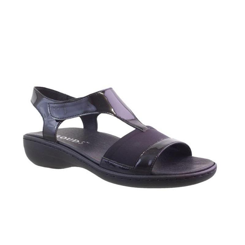 Klouds Women's Alyce Black Patent/Stretch  Natural Fit Footwear
