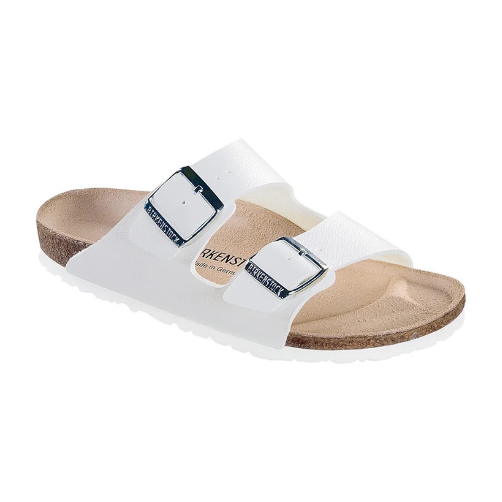 Birkenstock Arizona Birko Flor White