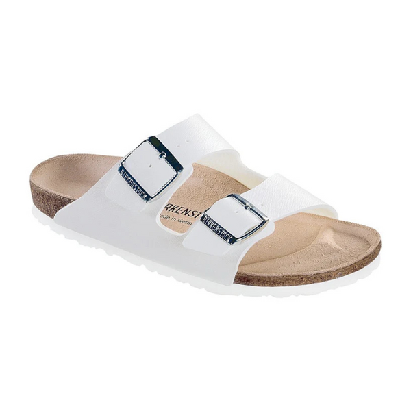 Birkenstock Arizona Birko Flor White