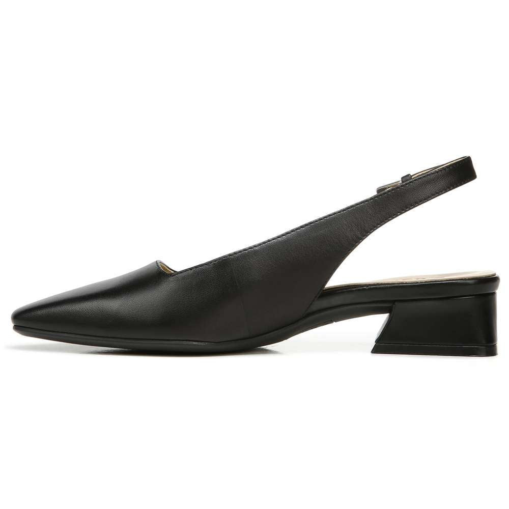 Lesley Back Strap Heel - Black