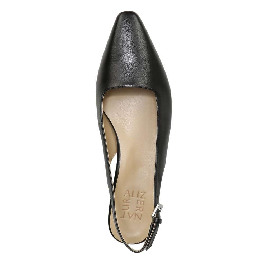 Lesley Back Strap Heel - Black
