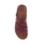 Able Adjustable Sandal - Burgundy