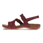Able Adjustable Sandal - Burgundy