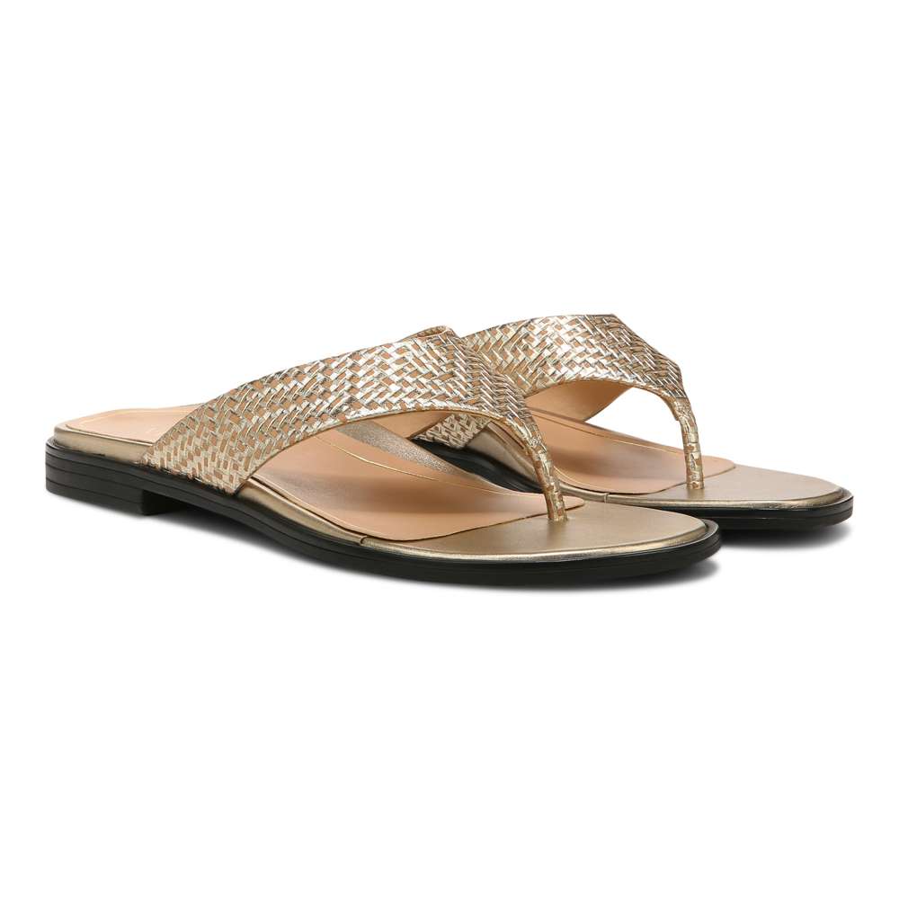Agave Toe Post Sandal - Gold