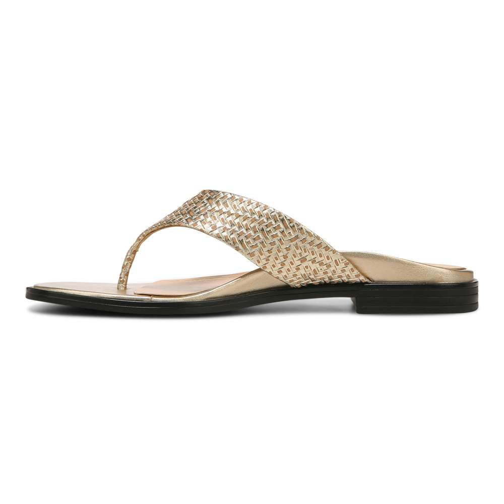 Agave Toe Post Sandal - Gold