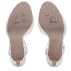 Ai Dress Sandal - Silk White Satin