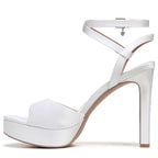 Ai Dress Sandal - Silk White Satin