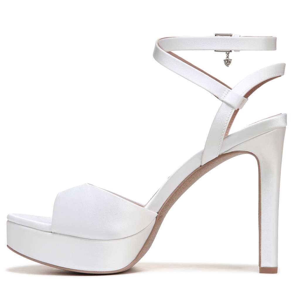 Ai Dress Sandal - Silk White Satin