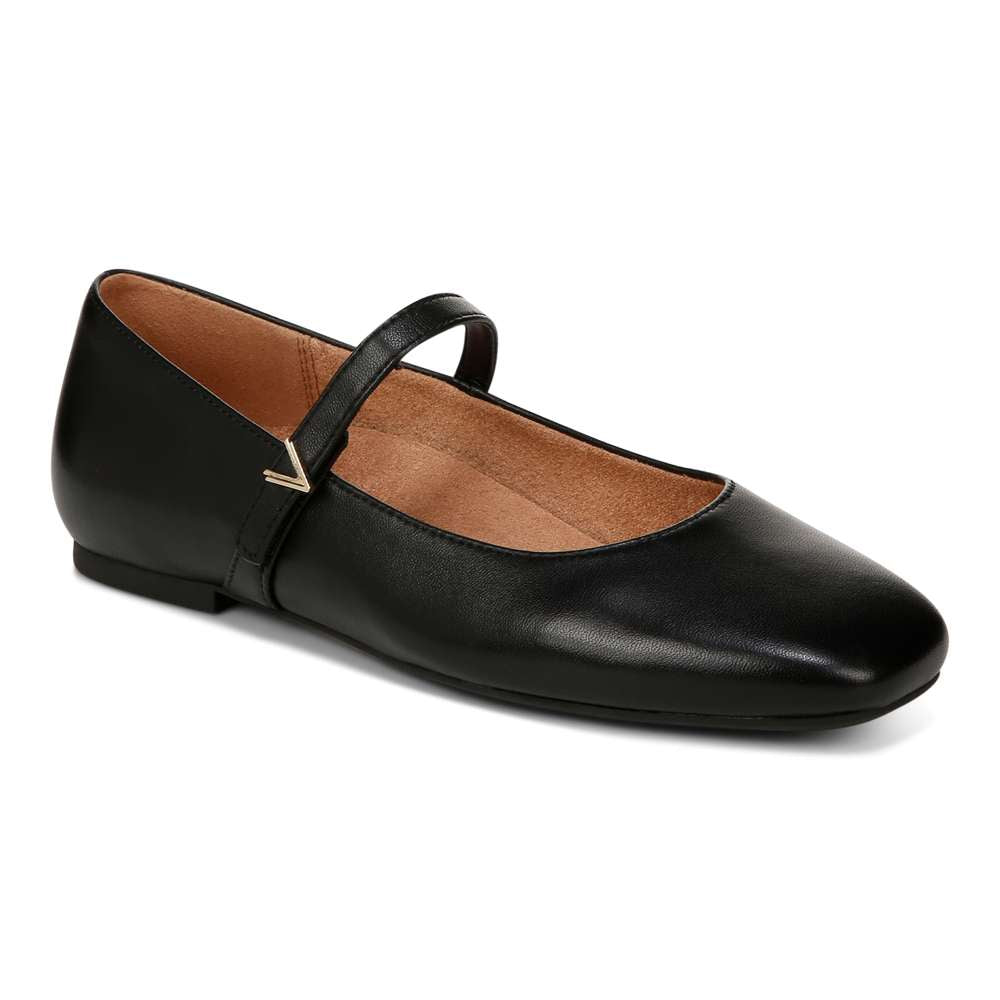 Alameda Mary-Jane Flat - Black
