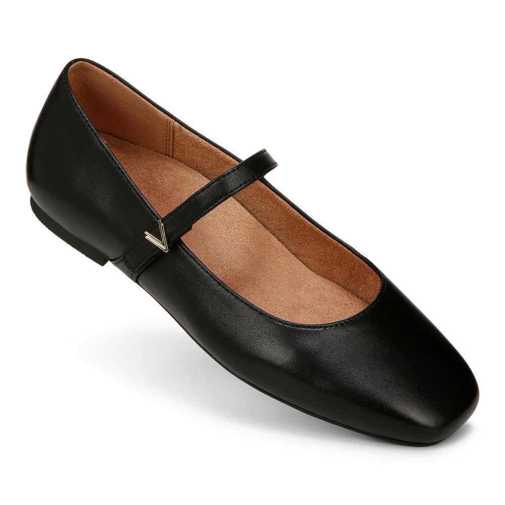 Alameda Mary-Jane Flat - Black