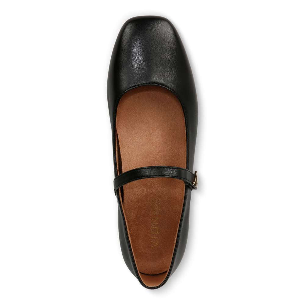 Alameda Mary-Jane Flat - Black